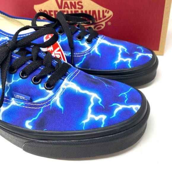 💖MEGA SALE💖VANS Men's VN0A5HZS9FT Authentic Lightning Blue Canvas Lase Up Low - Picture 9 of 10